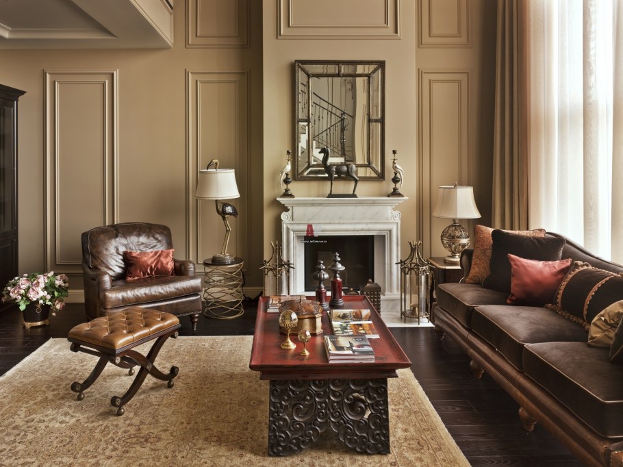 Гостиная американская Неоклассика