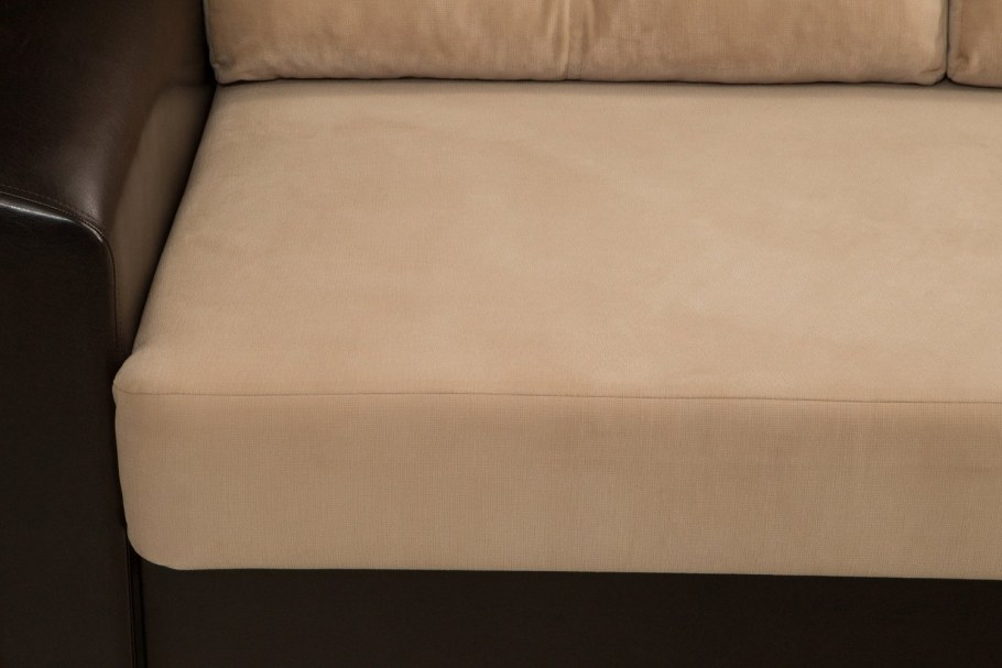 Диван еврокнижка Амстердам рогожка серая 160