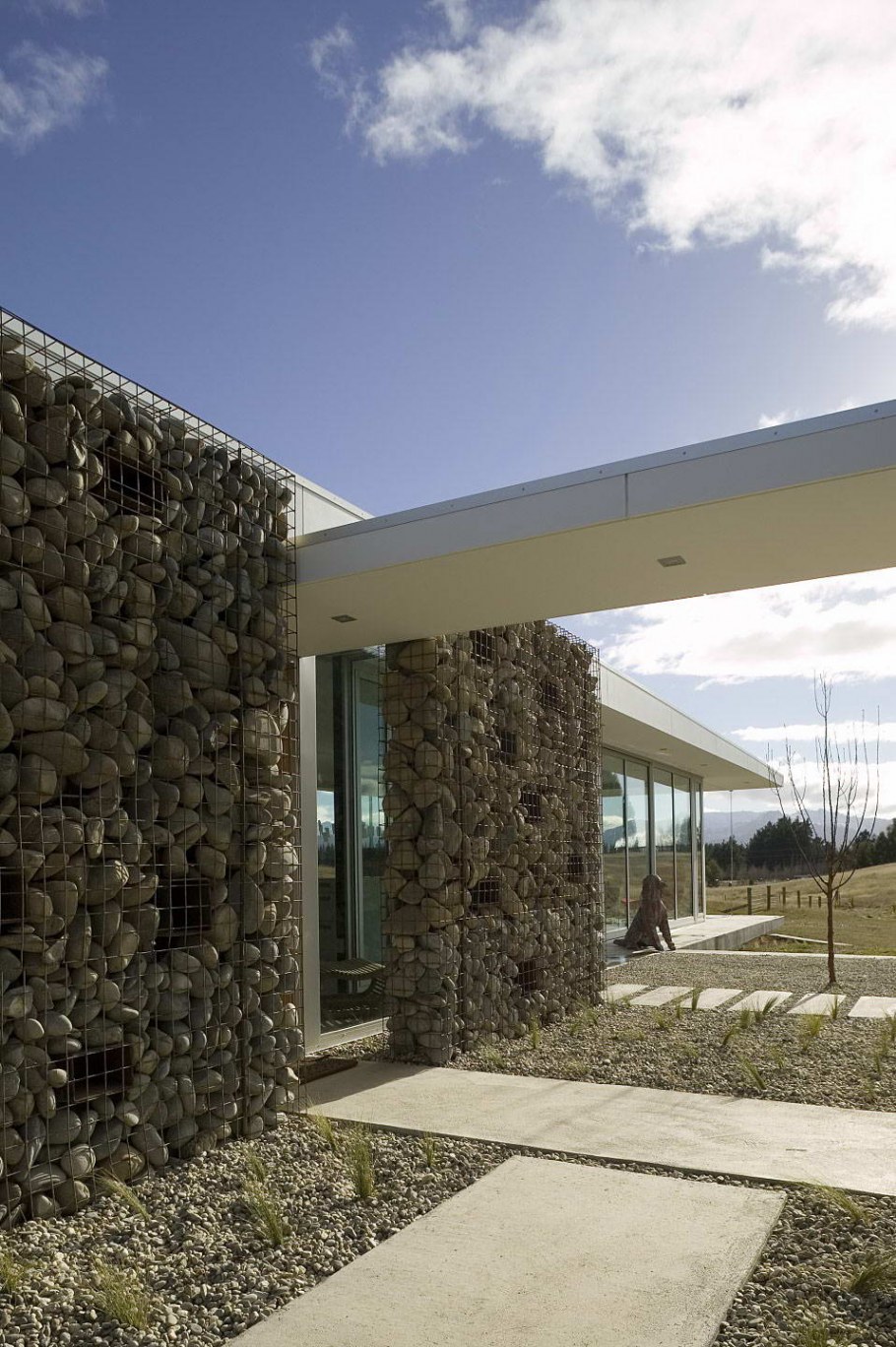 Габион пергола