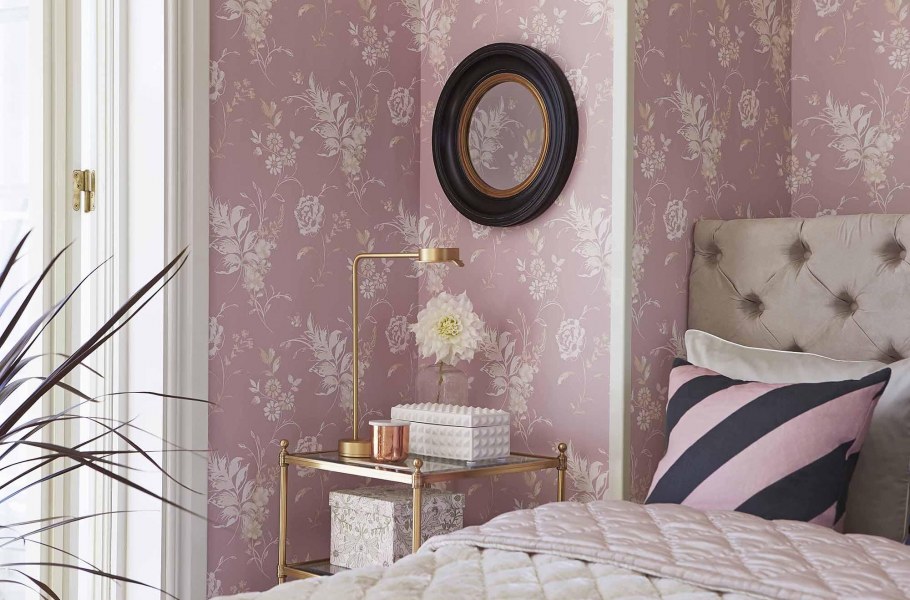 Цвет пыльной розы в интерьере