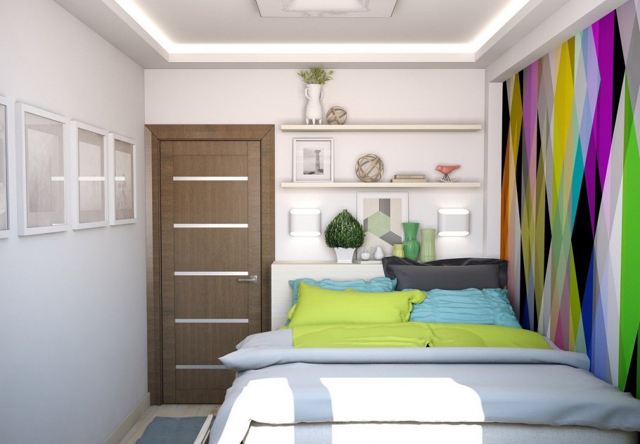 Обои для маленькой спальни 2021