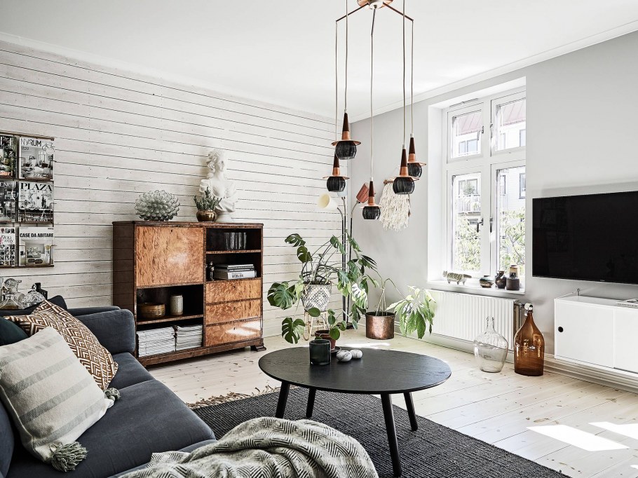 Скандинавский стиль с элементами лофта