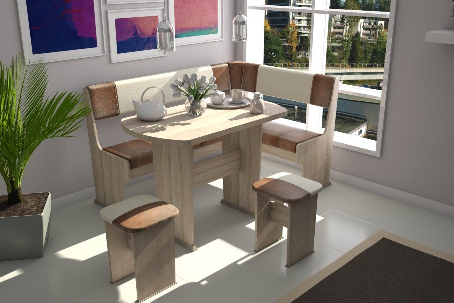 Кухонный уголок в прованском стиле