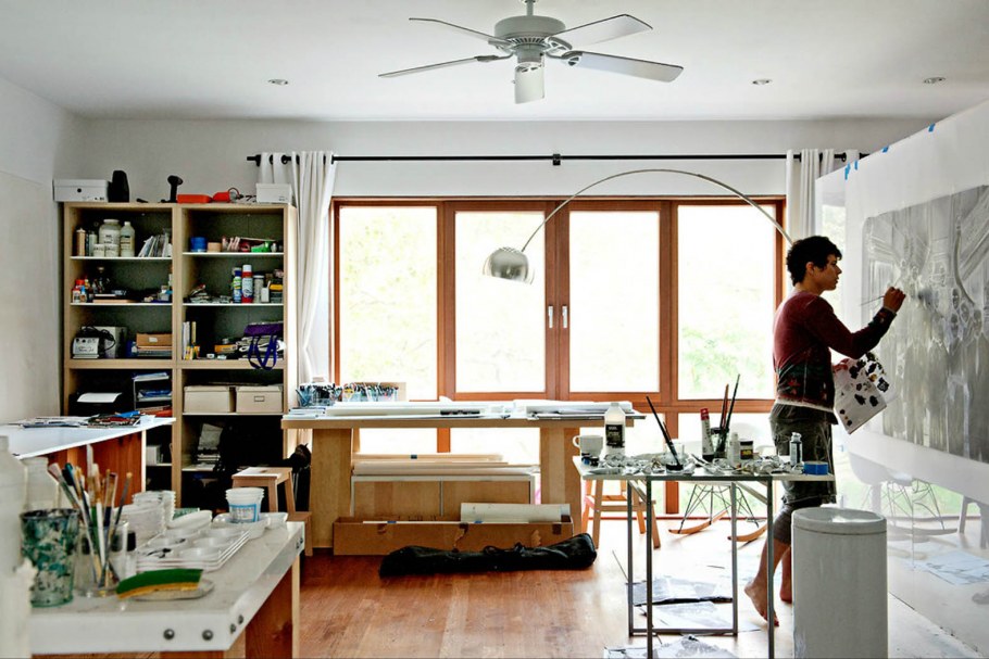 Рабочее место художника