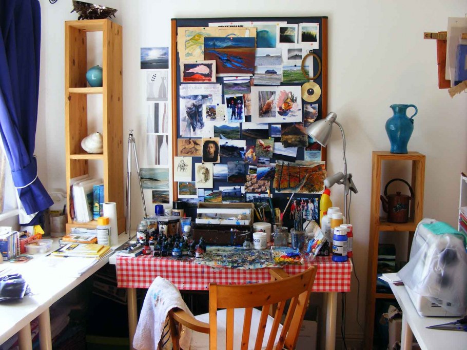 Рабочее место художника