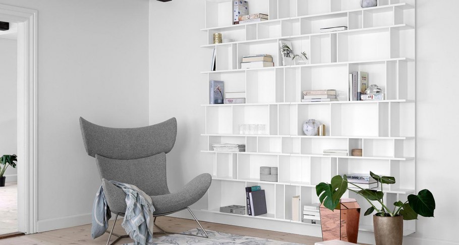 Стеллаж в скандинавском стиле