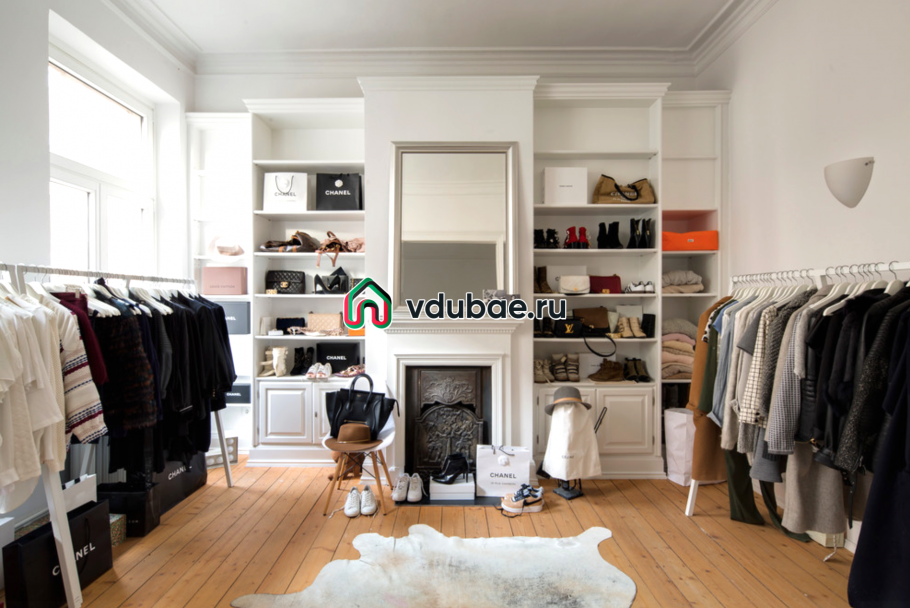 Гардероб в скандинавском стиле