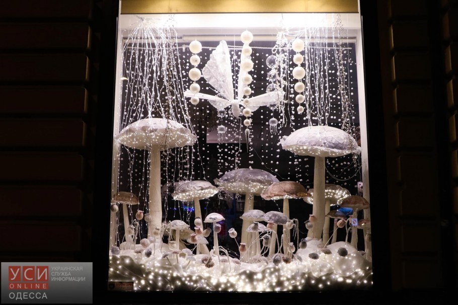 Украшение магазина на новый год