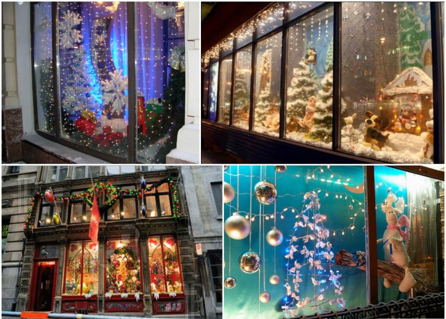 Новогоднее украшение витрин