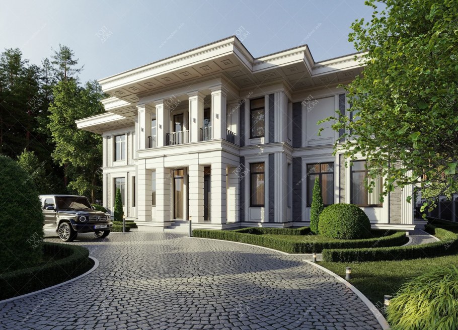 Плоские крыши в классическом стиле