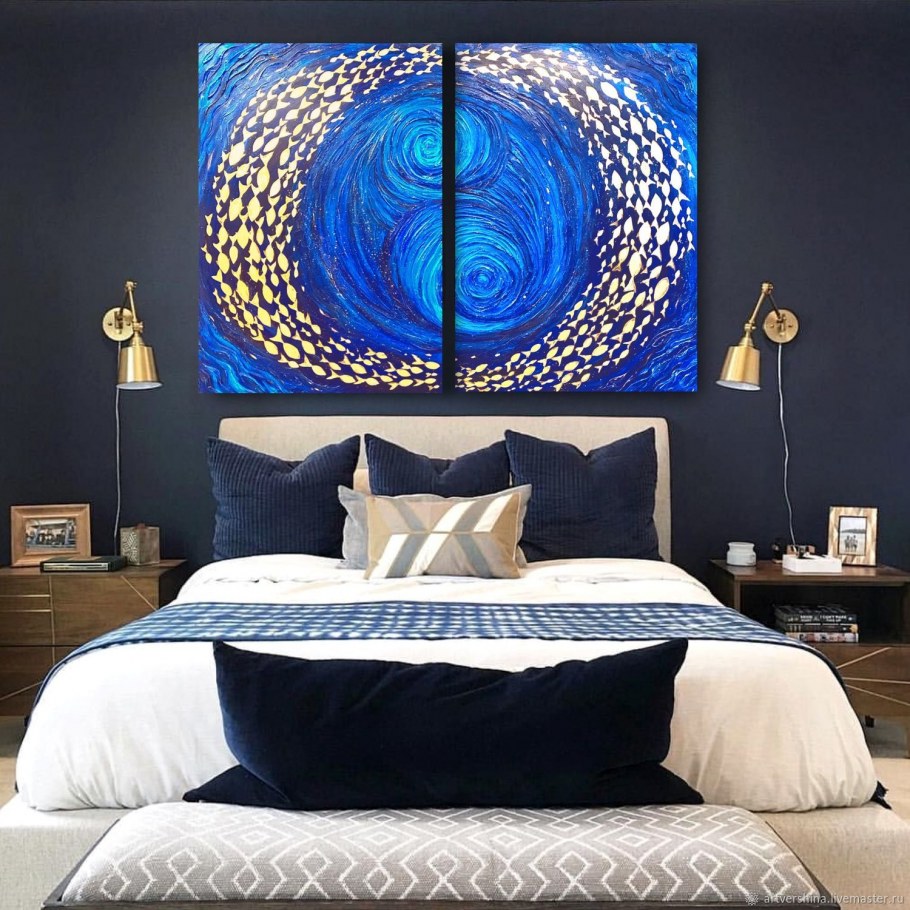 Фреска нефритовые Райские птицы