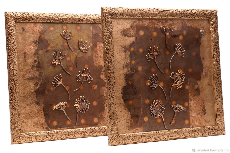 Панно с золотом