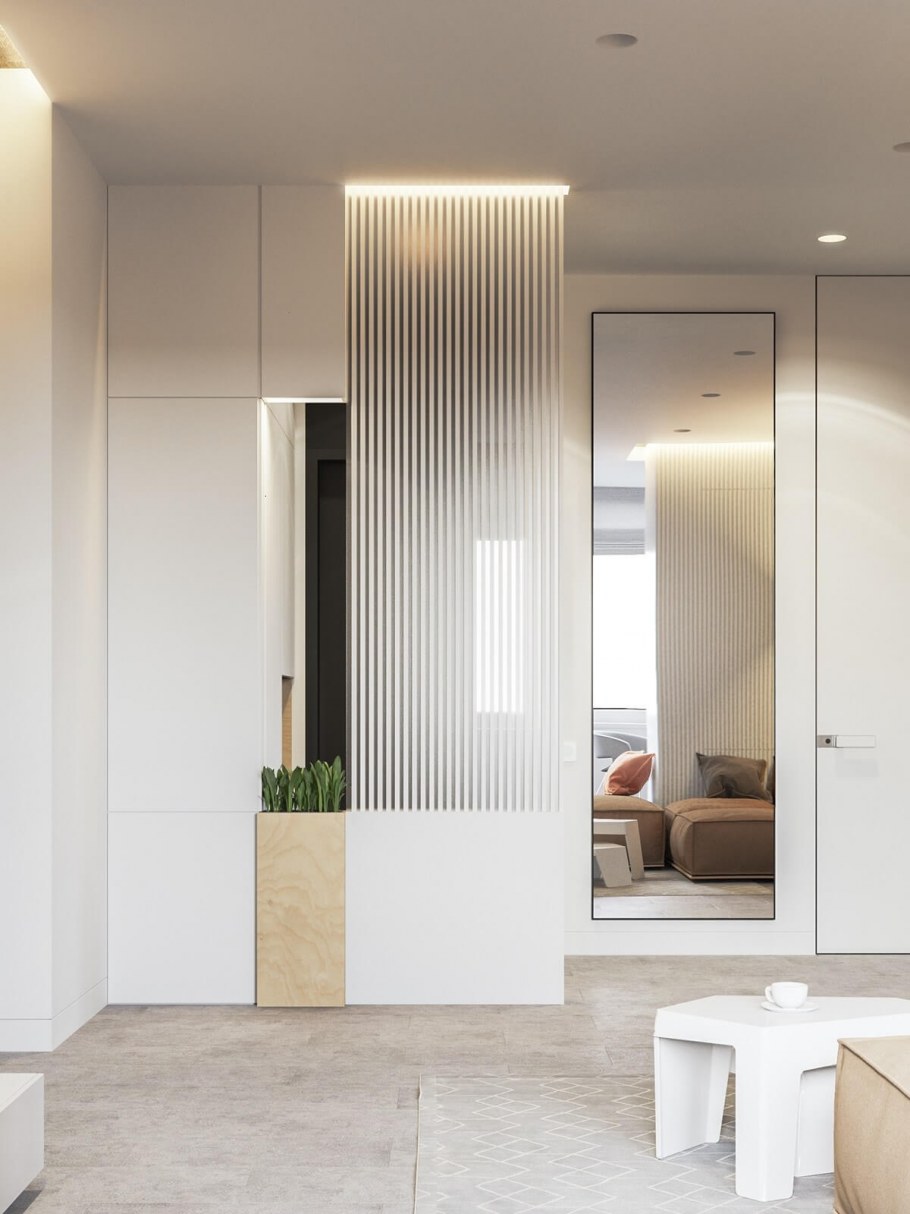 Rotsund Ротсунд зеркало, белый 80 см