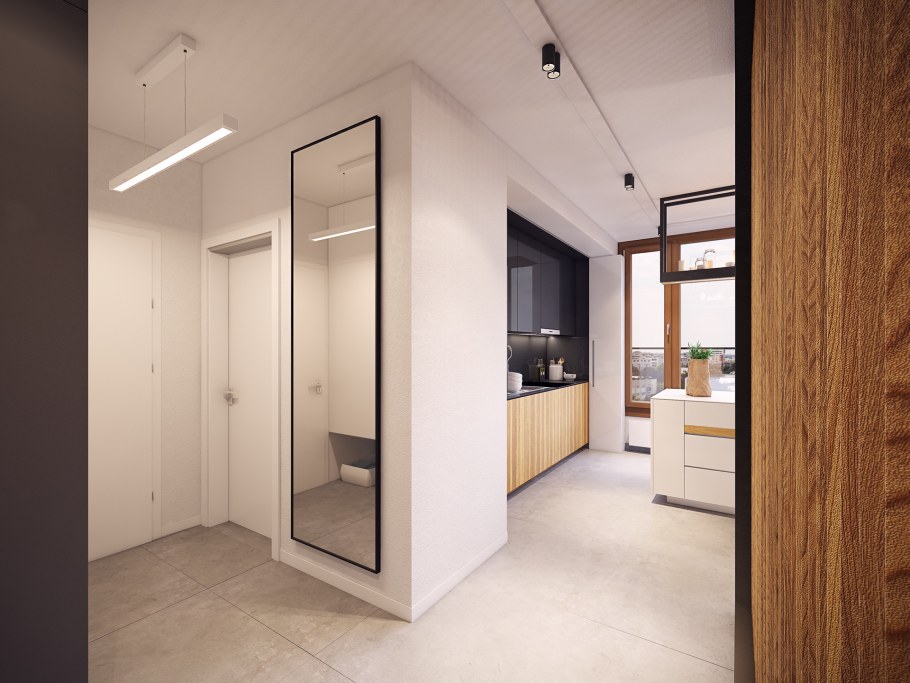 Зеркало в прихожей Минимализм