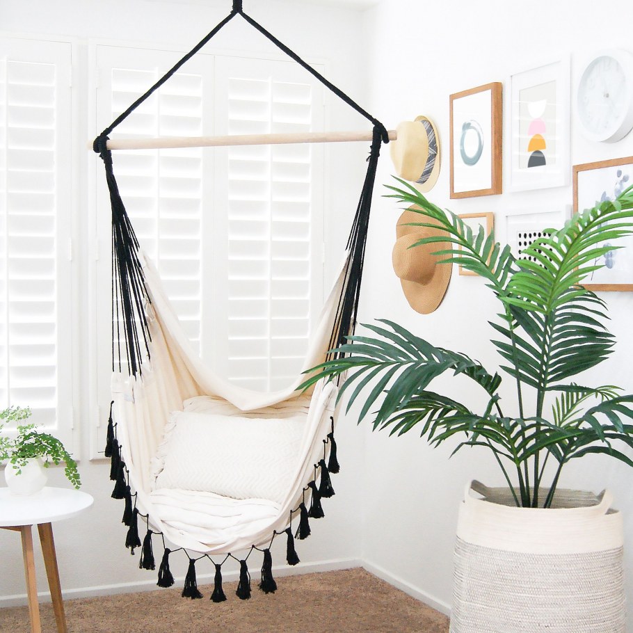 Гамак-кресло с бахромой 82x131