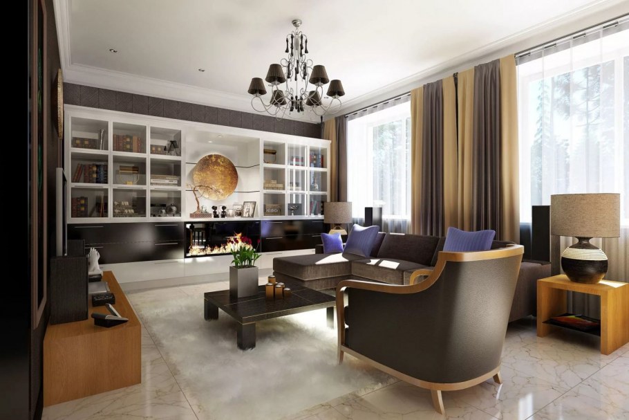 Рендер интерьера в 3ds Max