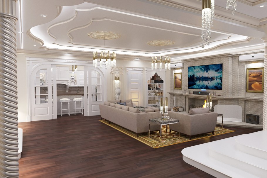 3ds Max интерьер