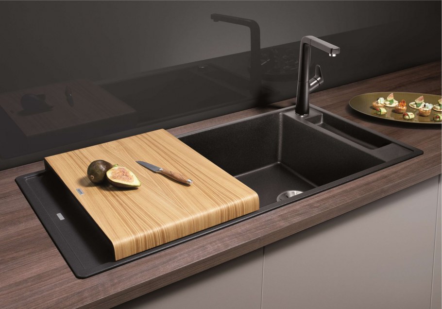 Интегрированная кухонная мойка Blanco Axia III XL 6s-f 99х50см искусственный гранит