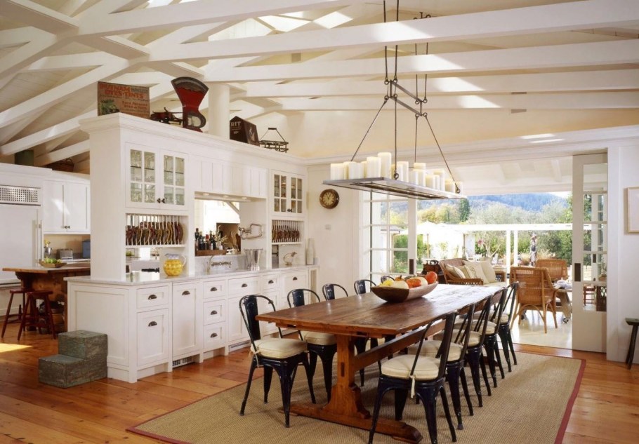 Фермерский дом интерьер