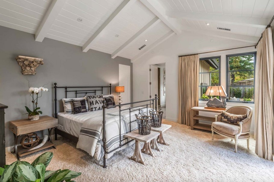 Фармхаус спальня