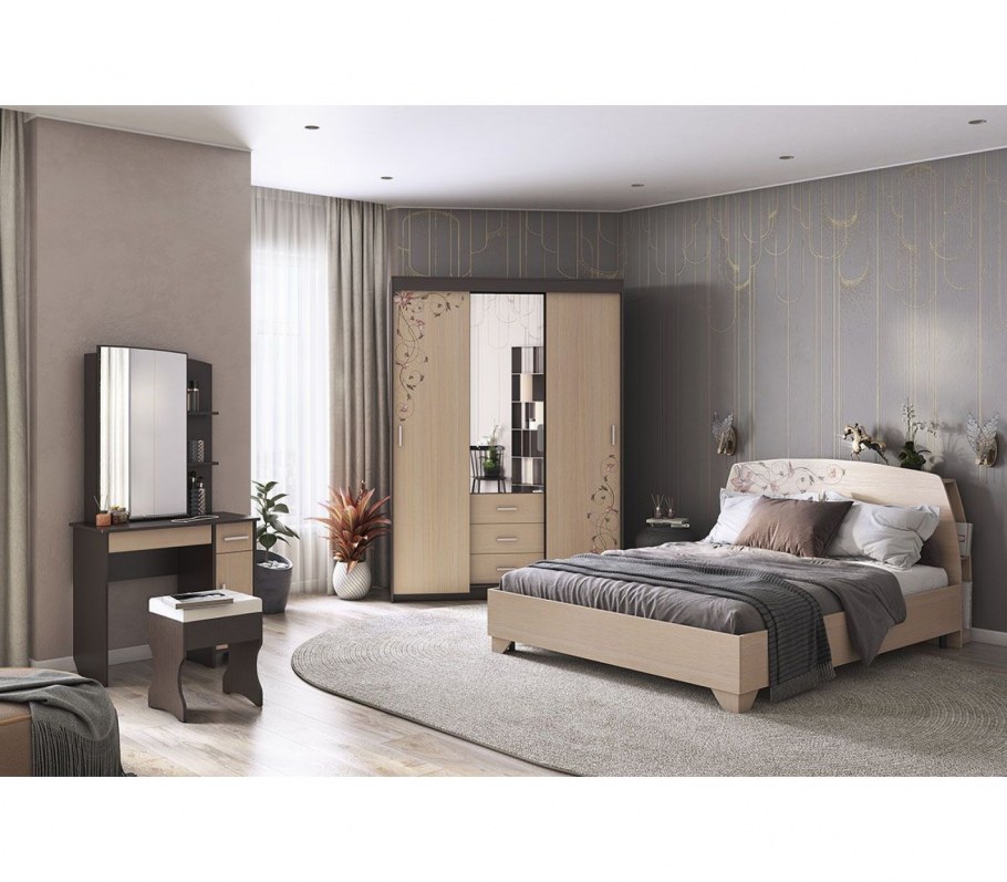 Обои в интерьере спальни