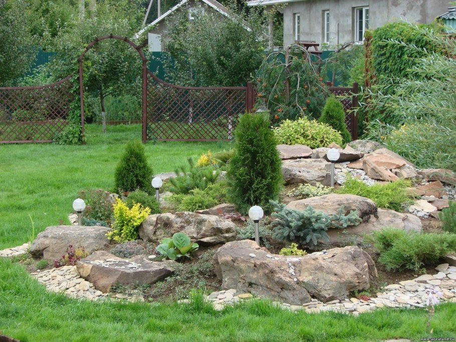 Каменистые сады Альпийская горка