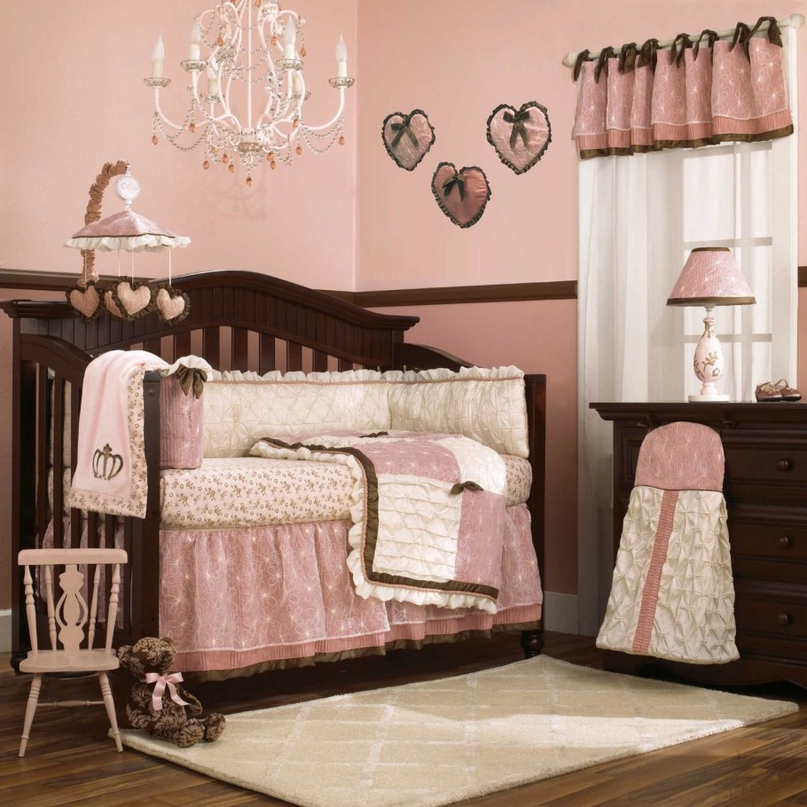 Коричневые спальни для девочек