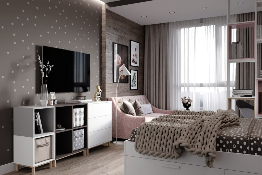 Синяя мебель в интерьере