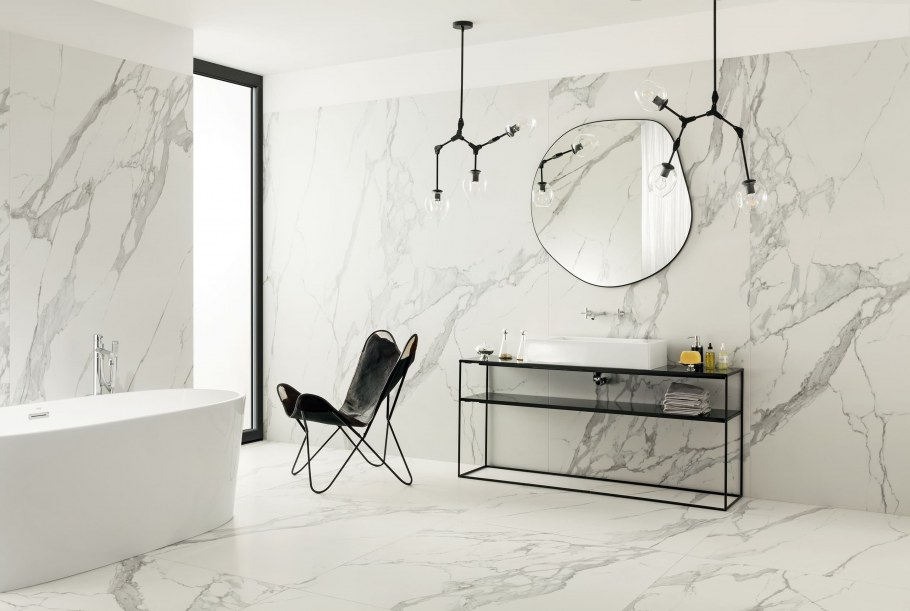 Керамогранит Marble-x Бреча Капрайа белый Лаппато ректификат 60х120 k949747lpr