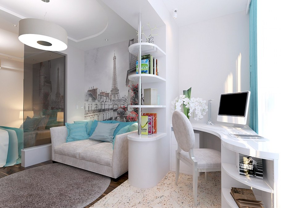 Комната для девочки подростка с балконом