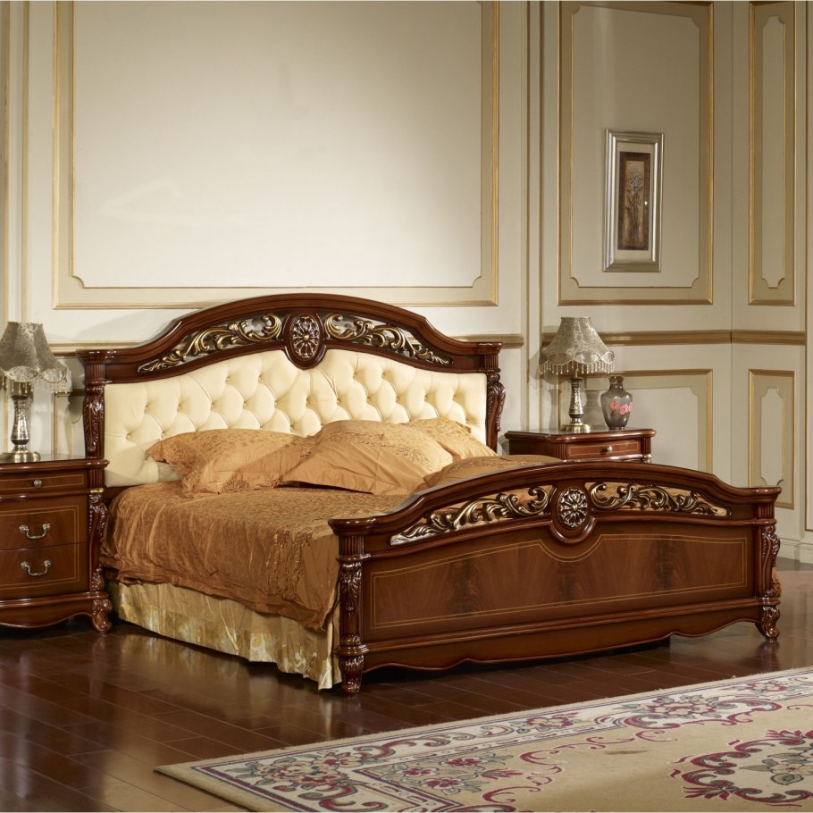 Спальня Afina орех с золотом