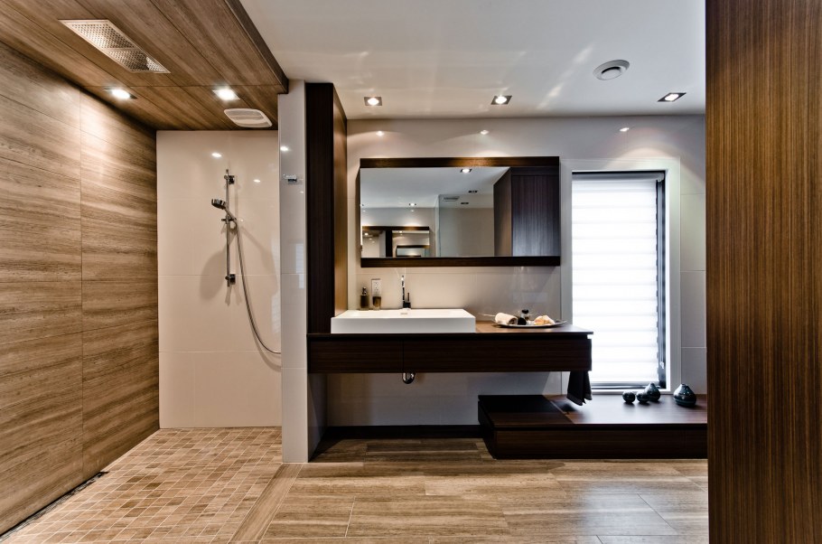 Interior of Bathroom in the