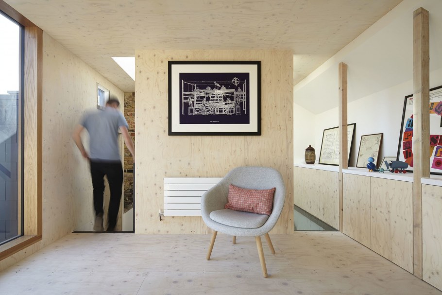 Фанера в интерьере современной квартиры