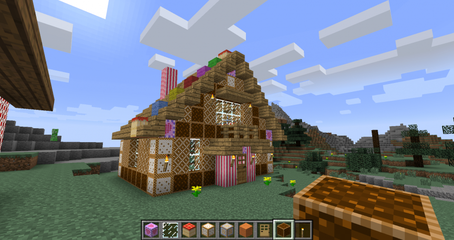 Мод на Крашенье блоков