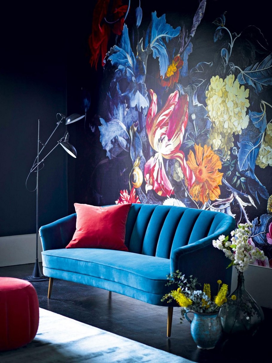 Сочетание цветов стен в интерьере