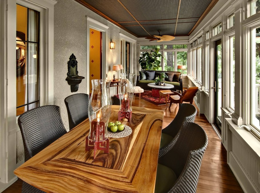 Отделка веранды в частном доме