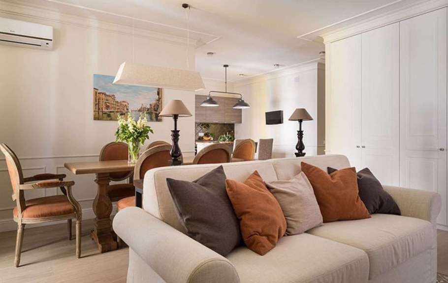 Уютный современный интерьер