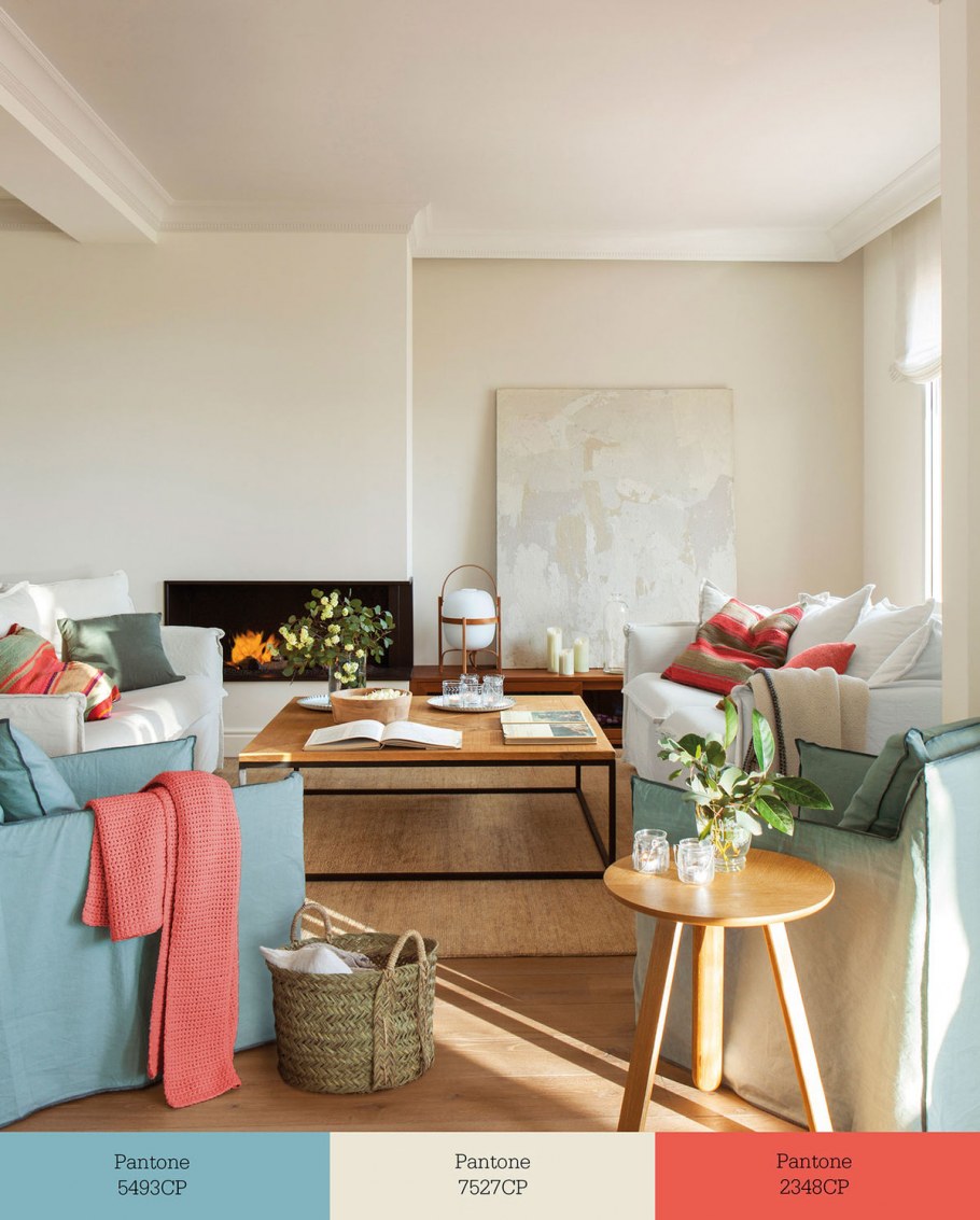 Желтый и оранжевый в интерьере