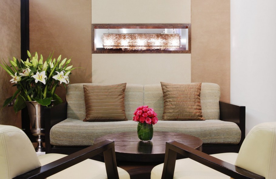 Оранжевый цвет в интерьере