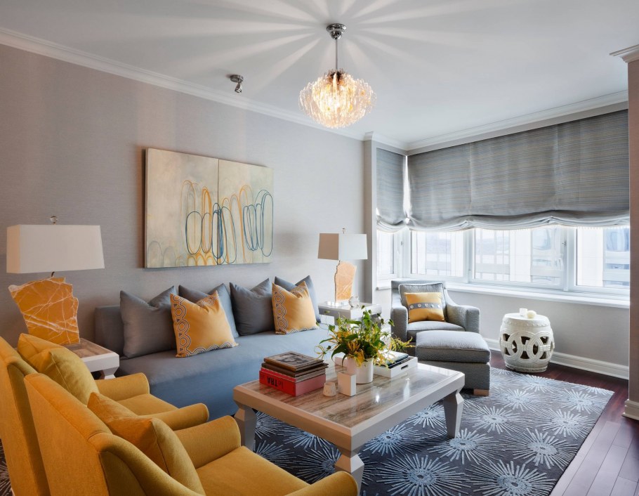 Серо-бежевый цвет стен