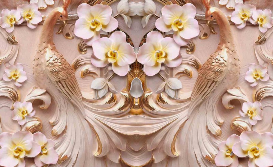 Объемный декор стен