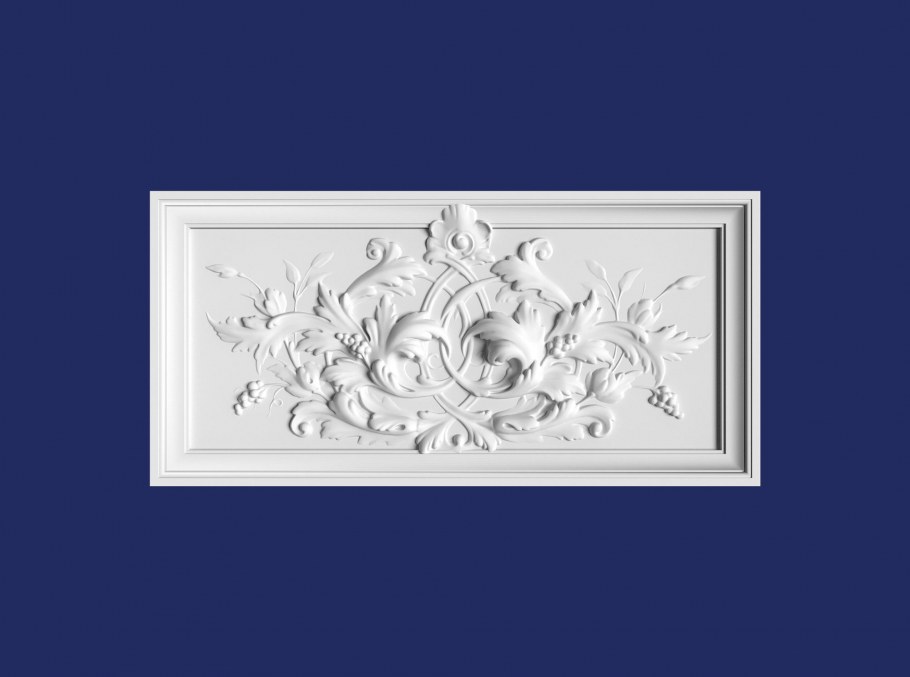 Лепнина цветы на потолке