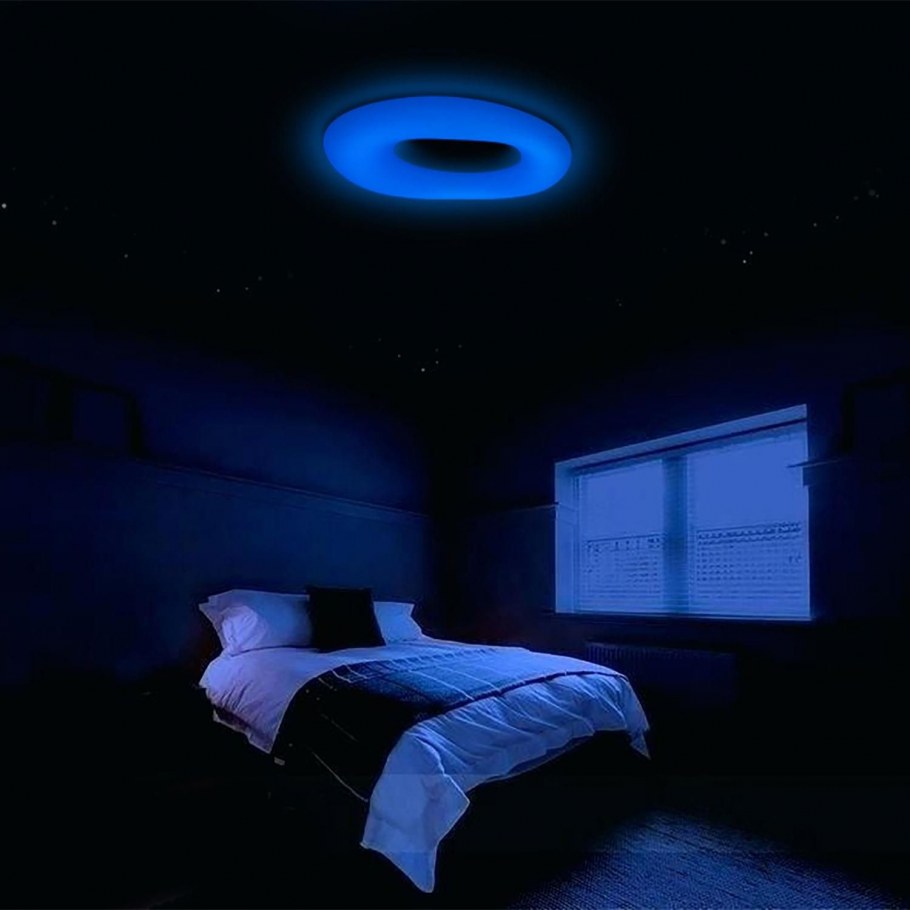 Люстра потолочная светодиодная с пультом Citilux Стратус cl732520rgb белый