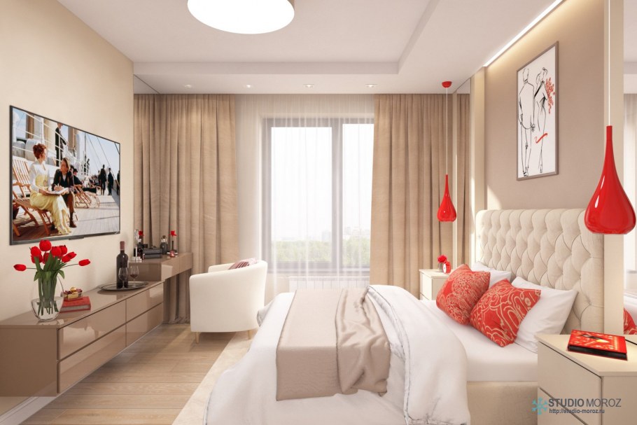 Интерьер в голубых тонах