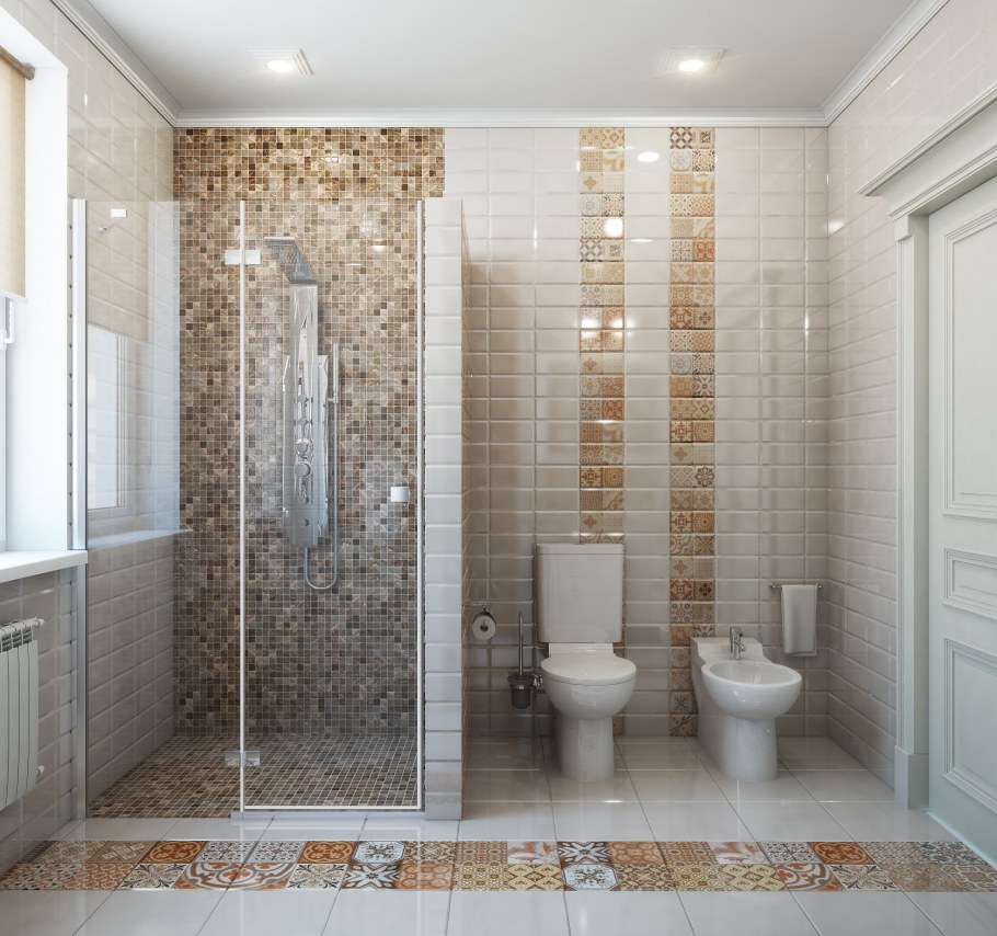 Душевые комнаты в частном доме