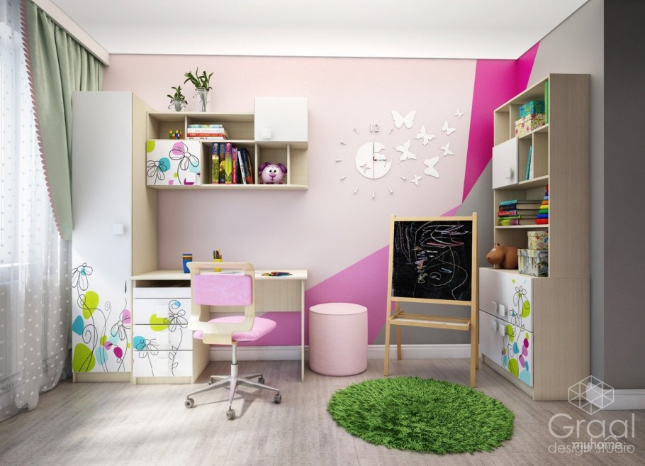 Комната для первоклассницы девочки