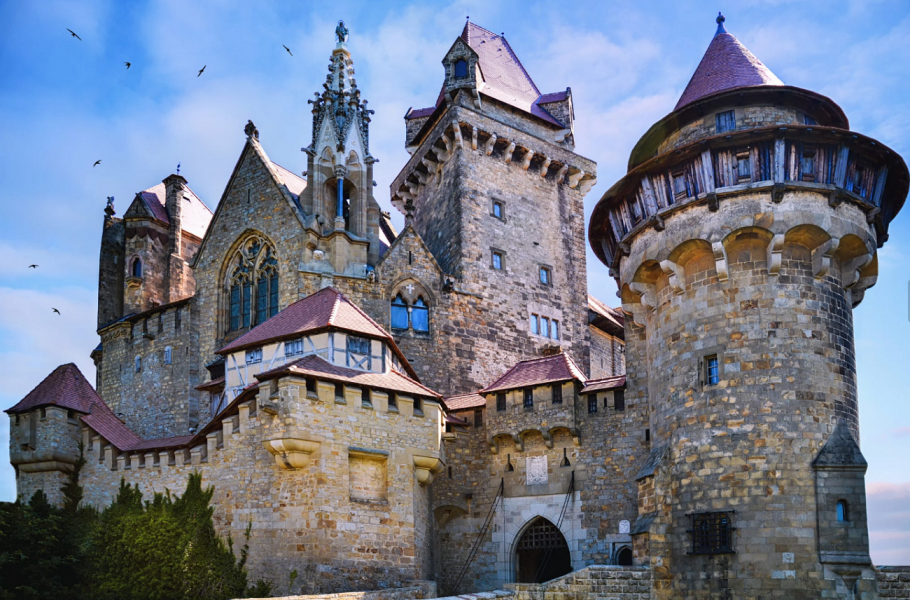 Замок Кройценштайн Австрия