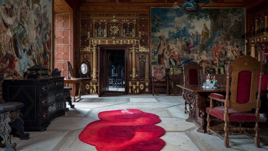 Интерьер дворца средневековья