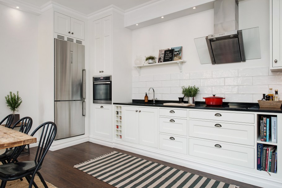 Сканди кухня белая