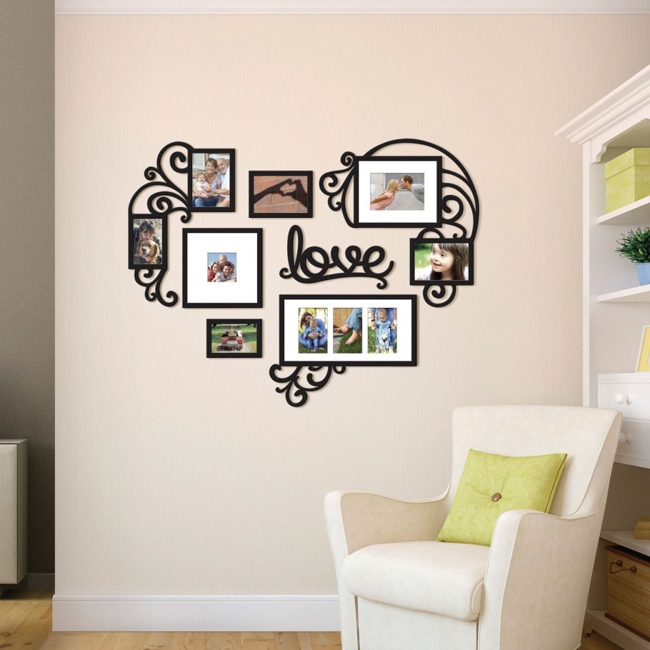 Композиция из картин в интерьере